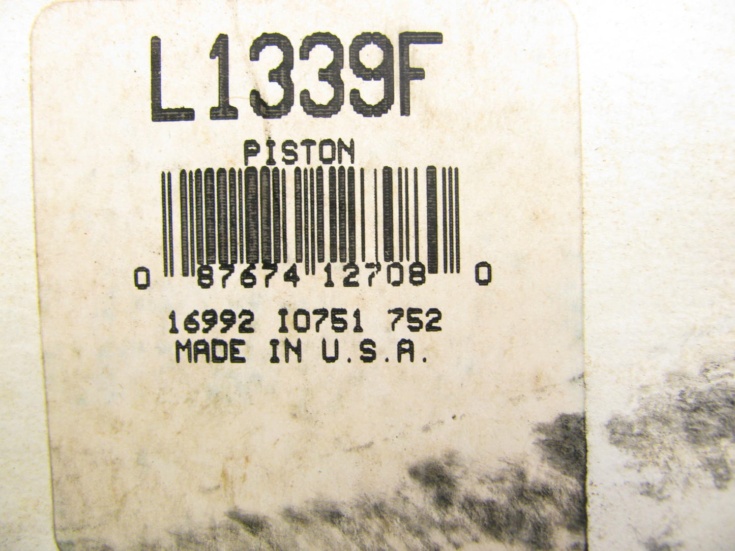 (4) TRW L1339F Engine Piston &  Rings - Standard 1980-1983 Honda 1.3L EJ