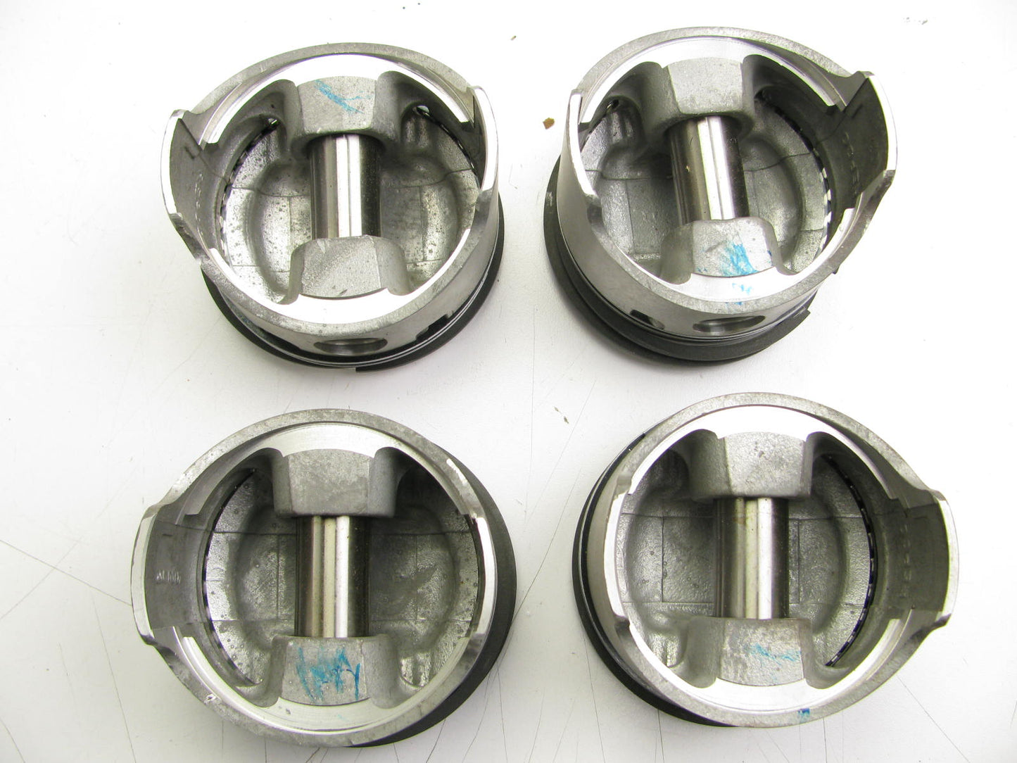 (4) TRW L1341F Forged Engine Piston - Standard For 1976 Subaru EA63 1.4L-H4
