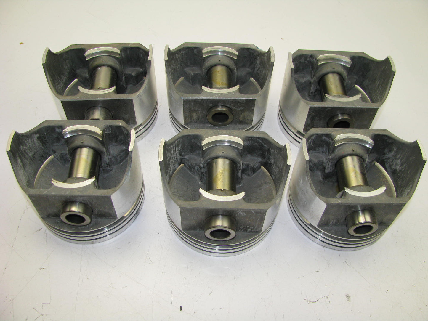 (6) TRW L2317F Forged Engine Pistons - Standard 1969-1972 Ford 240 L6