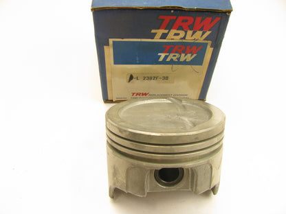 TRW L2382F-30 Forged Engine Piston .030'' Flat W/ Dish Chevrolet SBC 350