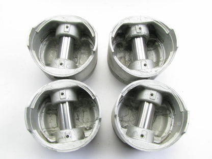 (4) TRW L3055F Forged Engine Pistons - Standard  For 1982-1985 Chrysler 2.6L