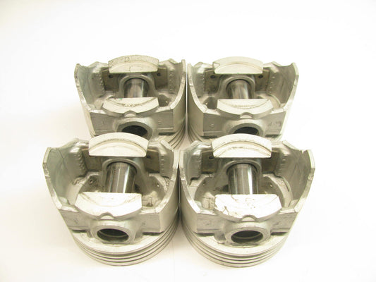 (4) TRW L3061F-40 Left Bank Forged Engine Piston .040'' For 1968-72 Chrysler 340
