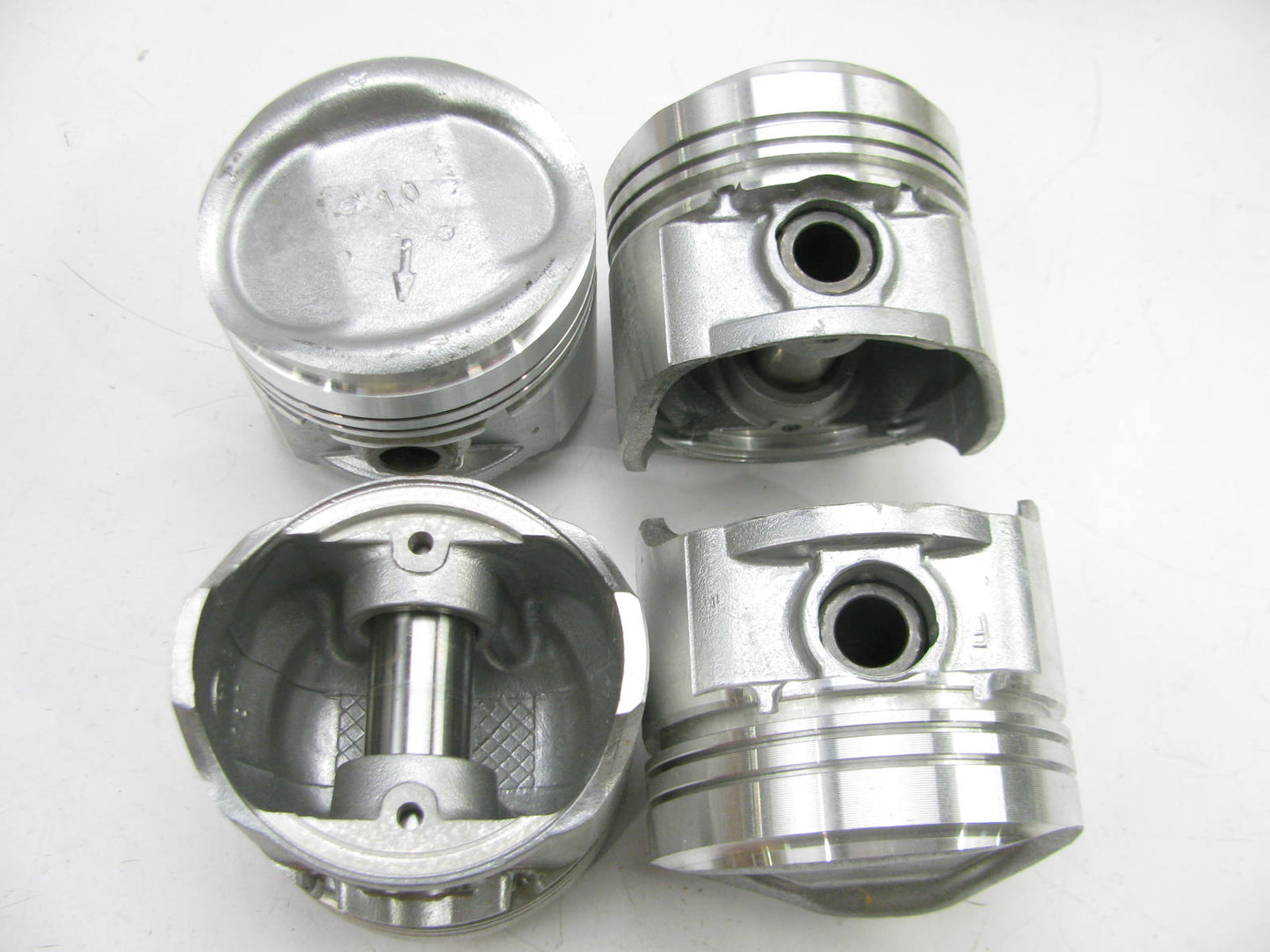 (4) TRW L3162F-10MM Engine Piston 1.0mm For 1985-1986 Ford Escort 1.9L-L4 EFI