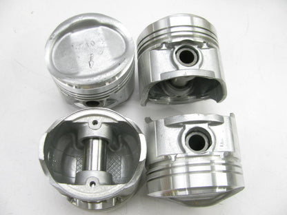 (4) TRW L3162F-10MM Engine Piston 1.0mm For 1985-1986 Ford Escort 1.9L-L4 EFI