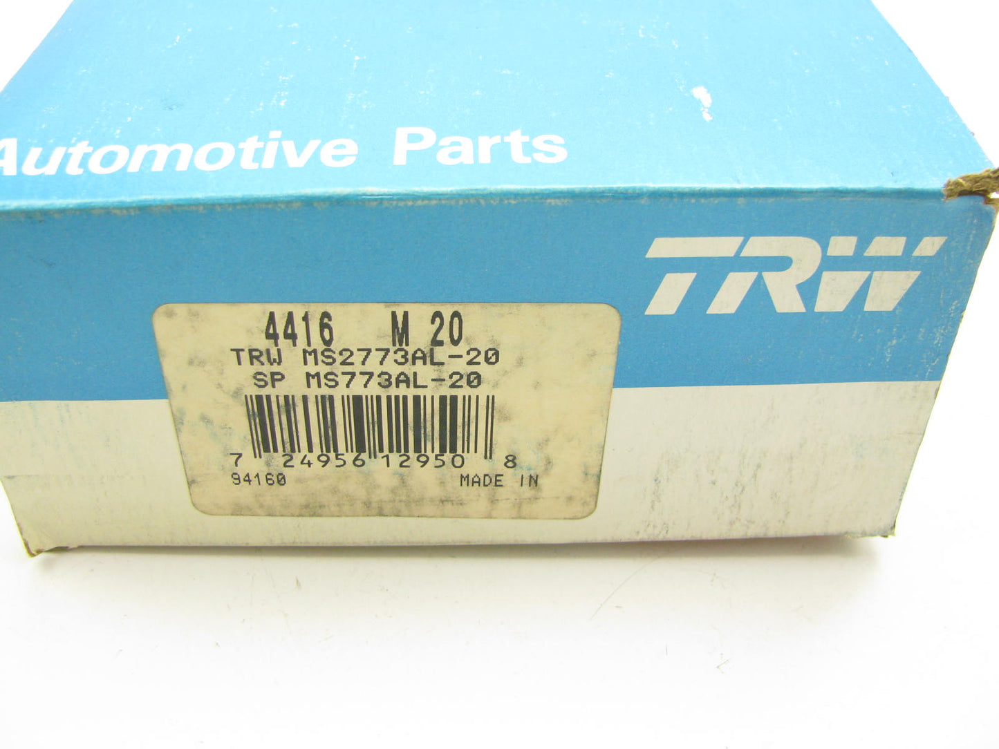 TRW MS2773AL-20 Engine Main Bearings .020'' for Perkins 192 203