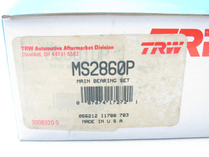 TRW MS2860P Engine Main Bearings - Standard For 1974-1989 Ford 2.8L 2.9L-V6