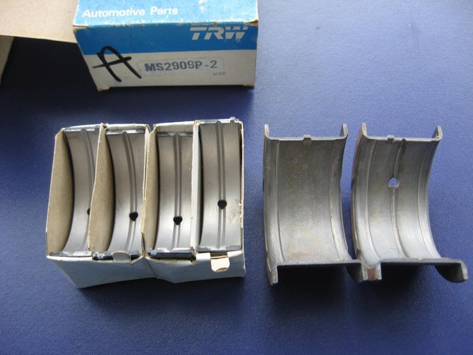 TRW MS2909P2 Performance  Main Bearing Set .002''  For SBC Small Block Chevy