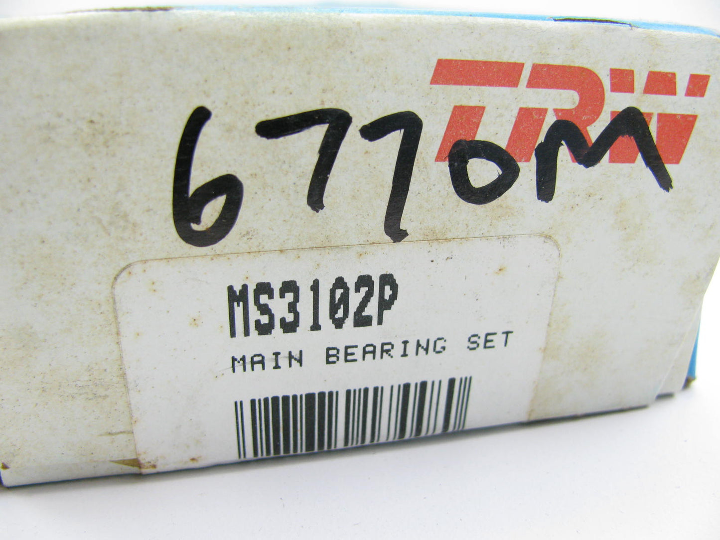 TRW MS3102P STANDARD SIZE Main Bearings - 1970-1974 TOYOTA 8RC 18RC 1.9L 2.0L