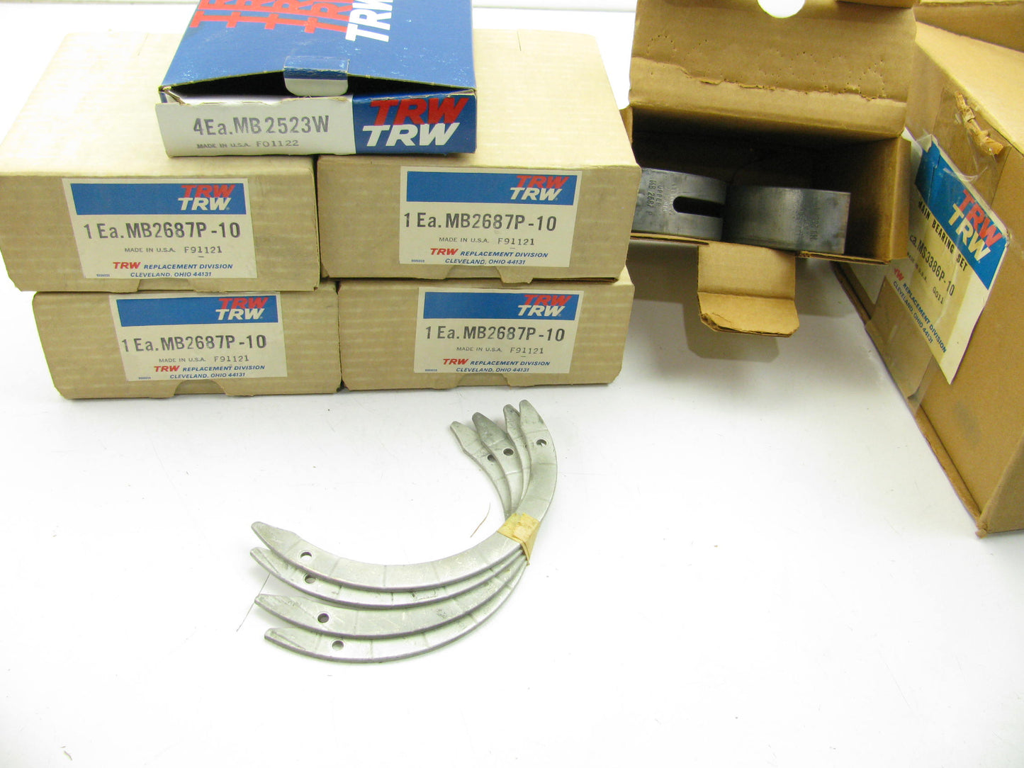 TRW MS3386P-10 Engine Main Bearings .010'' For Detriot Diesel 8V-92