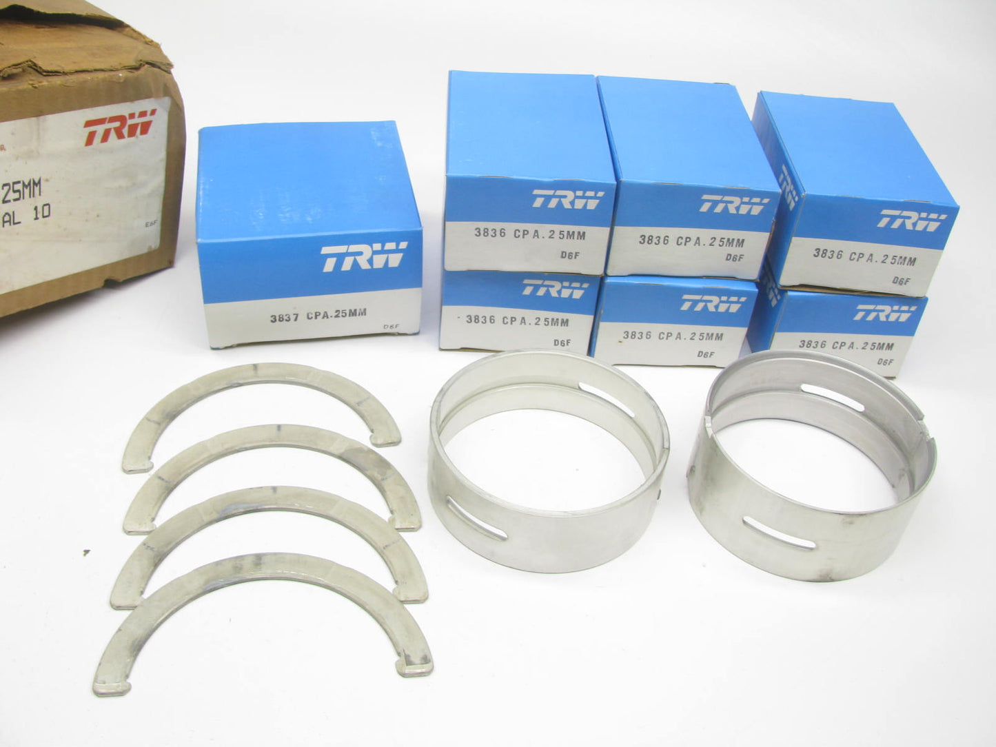 TRW MS3453AL-10 Engine Main Bearings .010'' For John Deere 531 Diesel