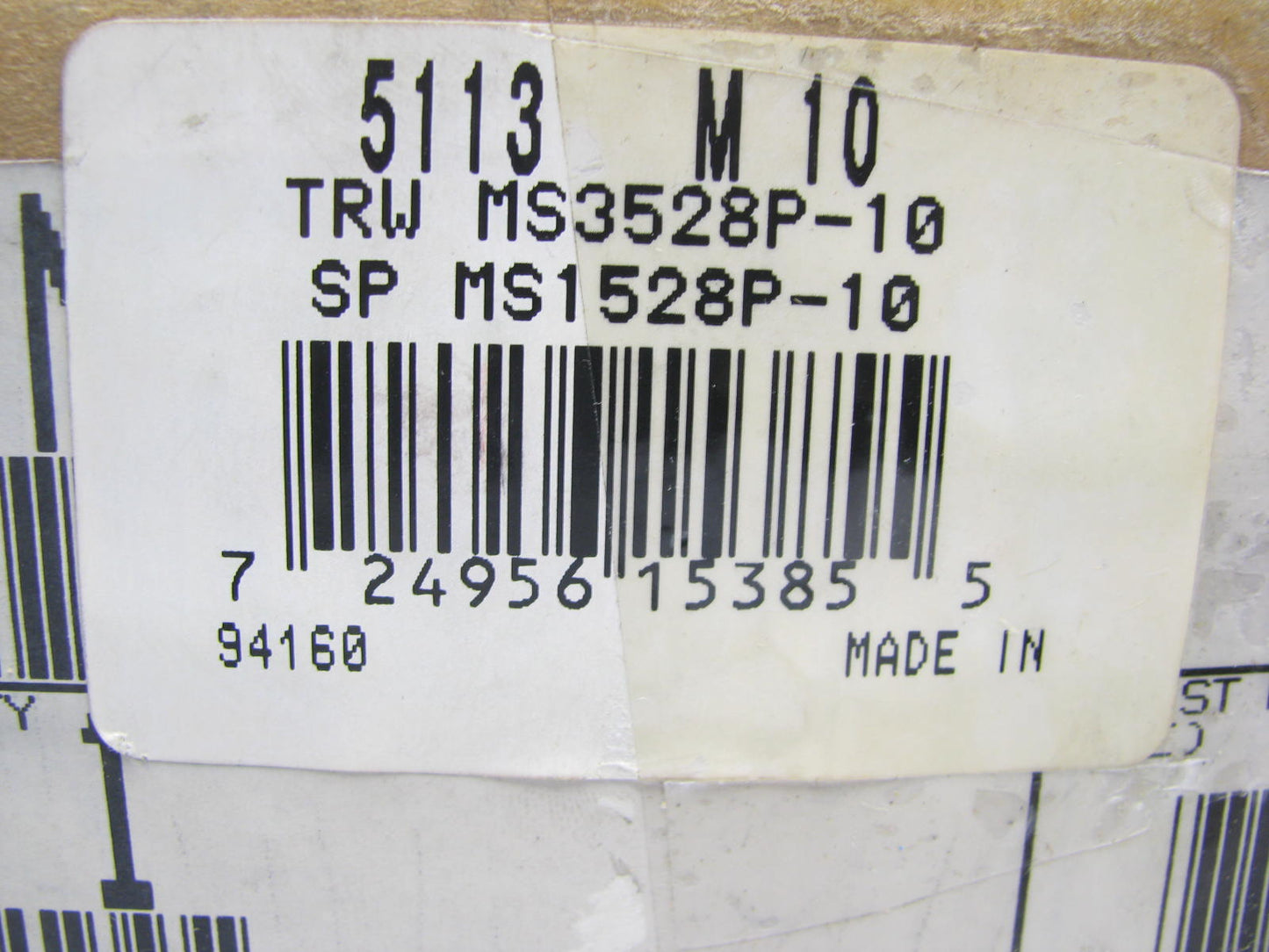 TRW MS3528P-10 Engine Main Bearings .010'' For John Deere 362 4000 4020 4230 105