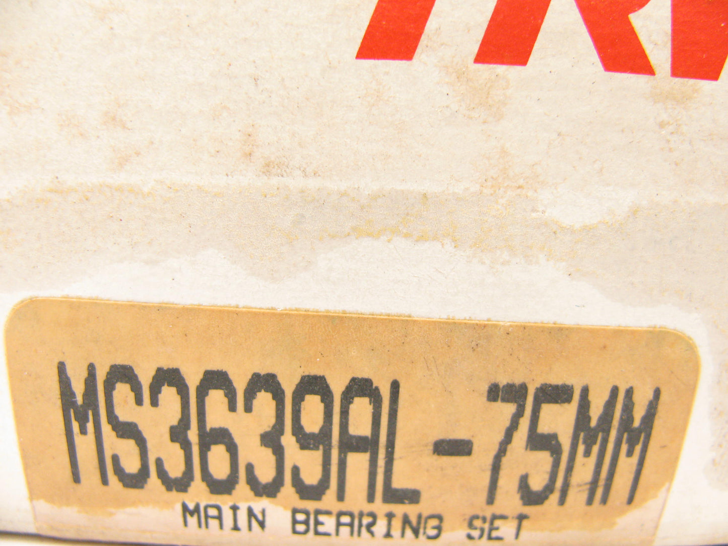 TRW MS3639AL-75MM Engine Main Bearings .75mm 1983-1999 Ford Mazda 2.0L 2.2L