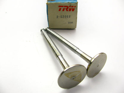 (2) TRW S2668 Engine Exhaust Valves