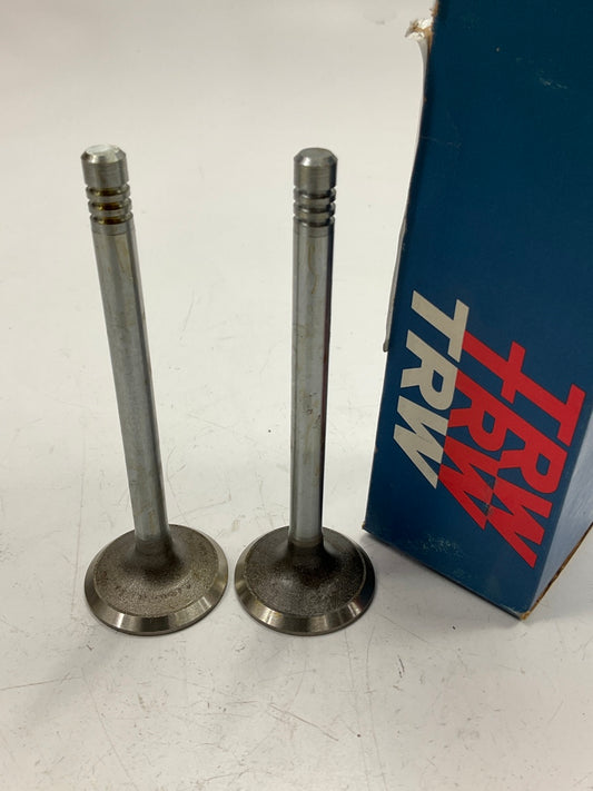 (2) TRW S2827 Engine Exhaust Valve For 1971-1974 Ford Mercury 2.0L-L4 SOHC