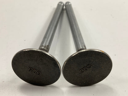(2) TRW S3031 Engine Exhaust Valve For 1975-1982 Ford Mazda 1.6L 1.8L 2.0L-L4