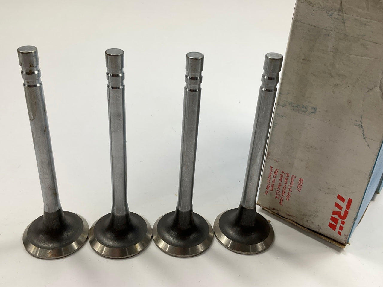 (4) TRW S3062 Engine Exhaust Valve For 1979-1986 Pontiac Buick 2.5L-L4