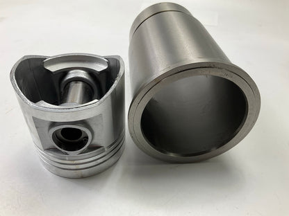 (4) TRW SA384 Engine Cylinder Wet Sleeve & Piston Assembly For John Deere 202
