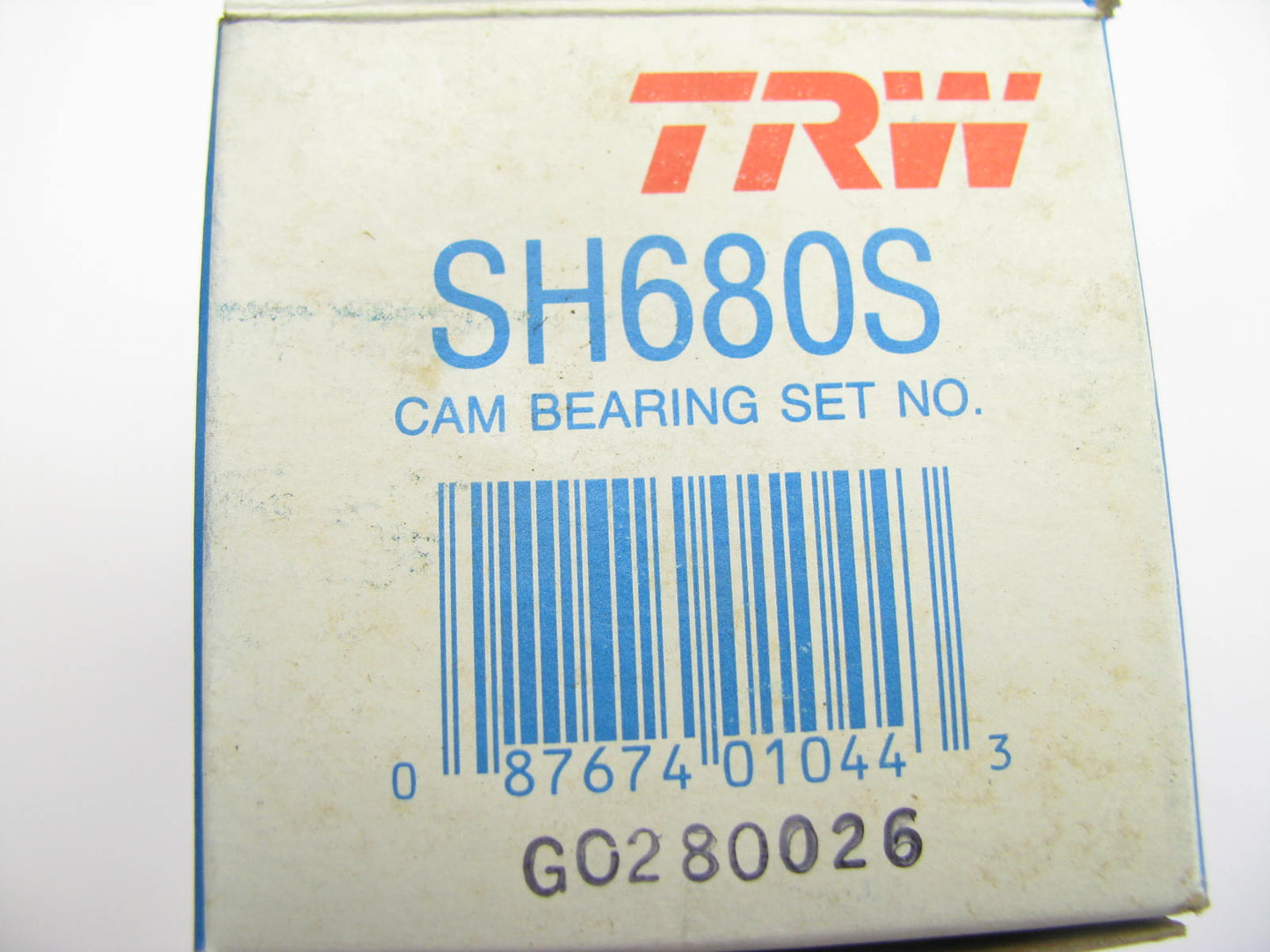 TRW SH680S Camshaft Bearings - Standard 1967-1976 Buick 400 430 455
