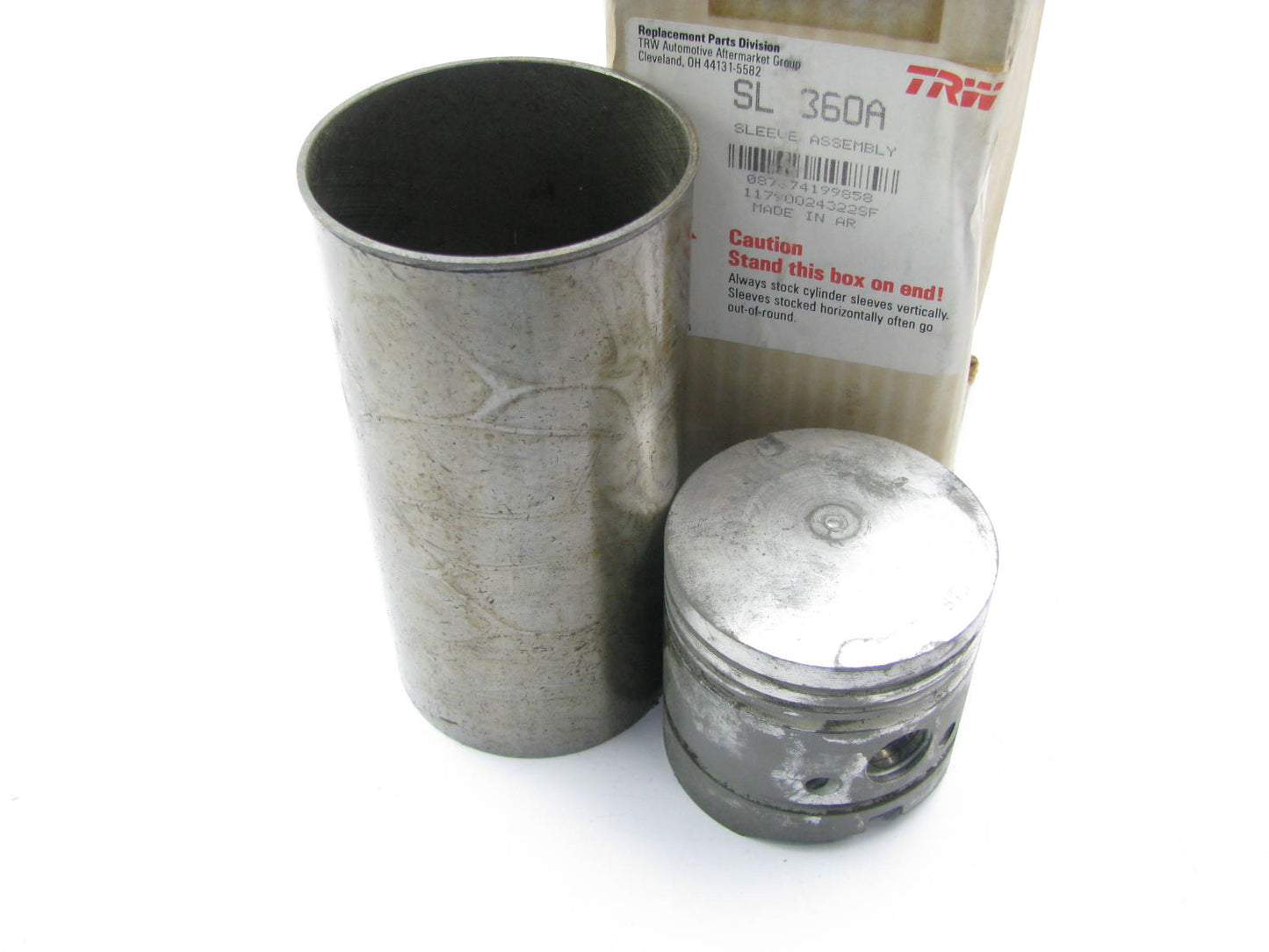 TRW SL360A Engine Cylinder Sleeve & Piston Assembly 39-52 Ford Tractor 8N 9N 2N