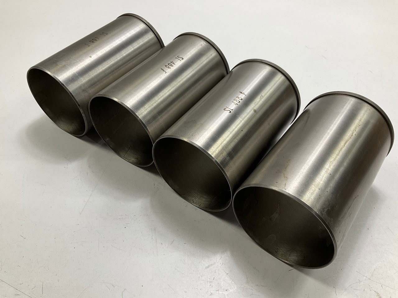 (4) TRW SL488F Cast Iron Cylinder Sleeve For 1971-1977 Chevrolet 2.3L-L4