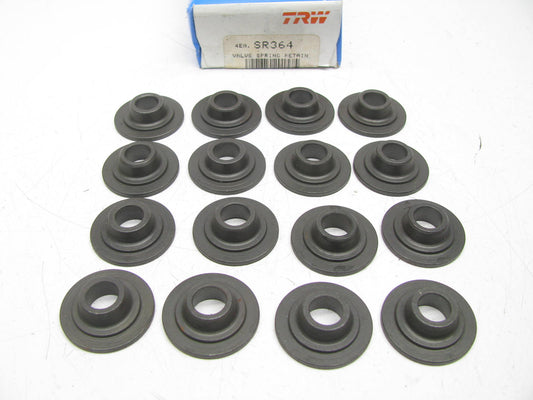 (16) TRW SR364 Performance Chrome Molly Valve Spring Retainers