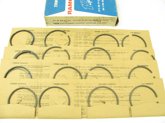 TRW T1358 Engine Piston Rings - Standard For Continental F124 F4124 PF124 LF124