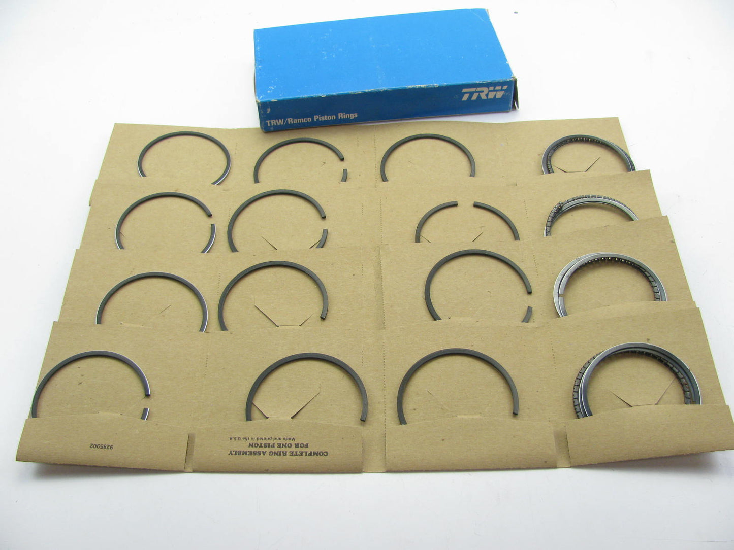 TRW T1865H STD Piston Rings Set For Wisconsin MVE4, VE, VE4, VE4D, VE41, VEA