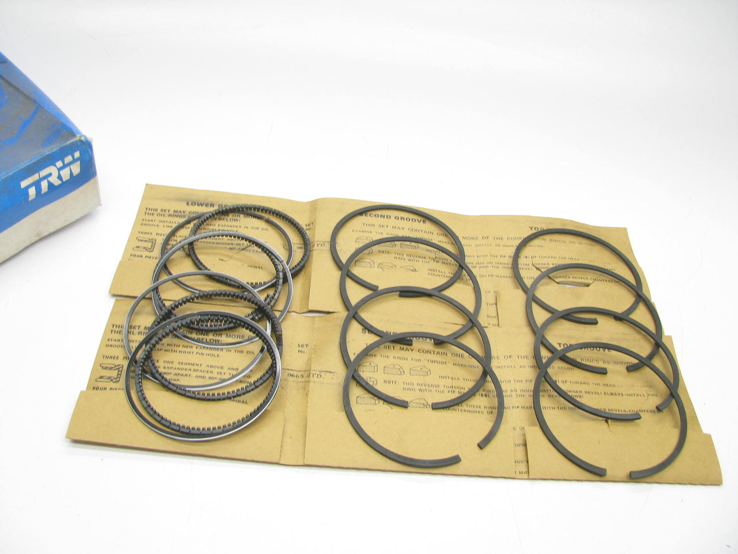 TRW T665 Piston Rings - Standard 1960-1969 VW 1493cc 1.5L