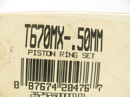 TRW T670MX-50MM Engine Piston Rings .50mm 1971-1974 Ford Mercury 2.0L-L4 SOHC