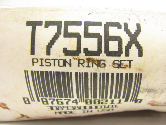 TRW T7556X Engine Piston Ring Set - STANDARD SIZE - 1962-1973 SBC Chevy 283 V8