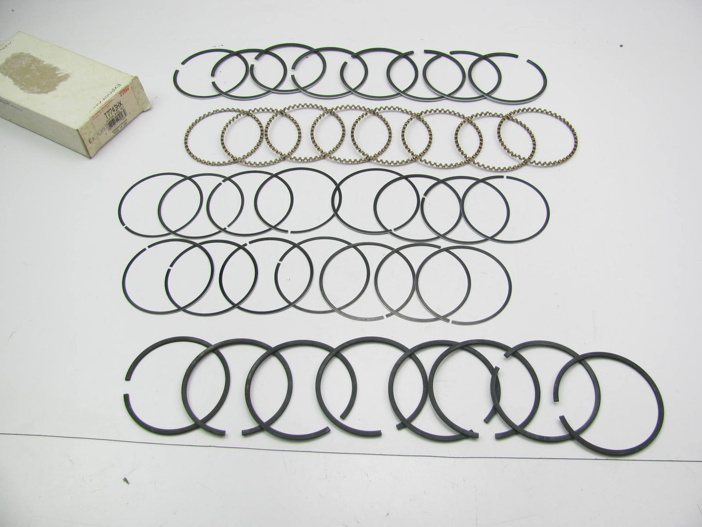 TRW T7743HX Engine Piston Rings - Standard 1961-1976 Ford 360 390 410-V8