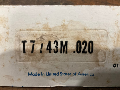 TRW T7743M-020 Moly Engine Piston Rings .020'' For 1967-1973 Ford 360 390-V8