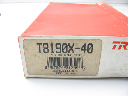 TRW T8190X-40 Piston Rings .040'' For 1968-1980 Chevrolet GMC 5.7L 350 V8