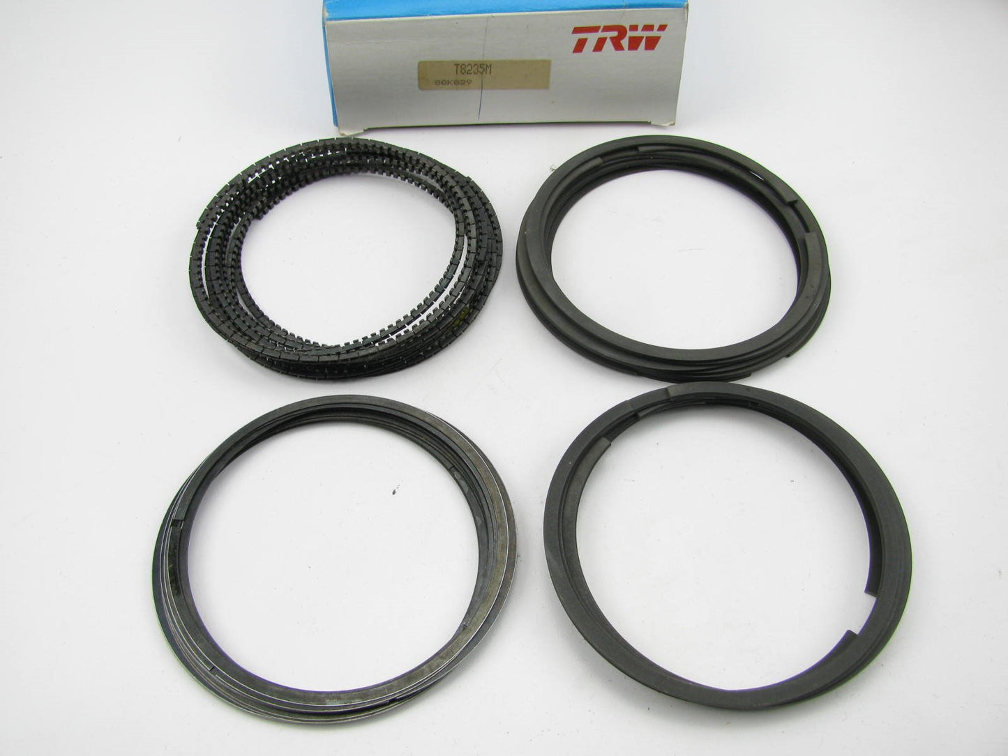TRW T8235M Engine MOLY Piston Rings - Standard 1966-1968 Ford 427-V8