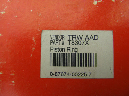TRW T8307X Engine Piston Ring Set for 1977-1982 GM 5.0L