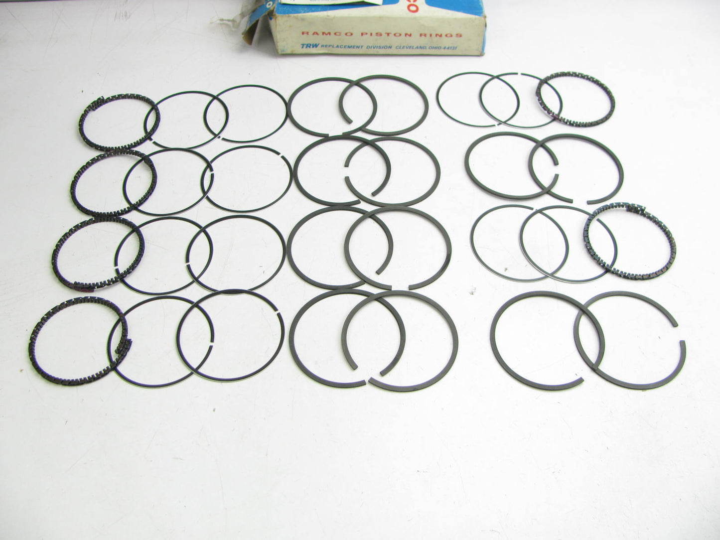 TRW T8327 Engine Piston Rings - Standard 1978-1979 GM 3.2L 3.3L-V6