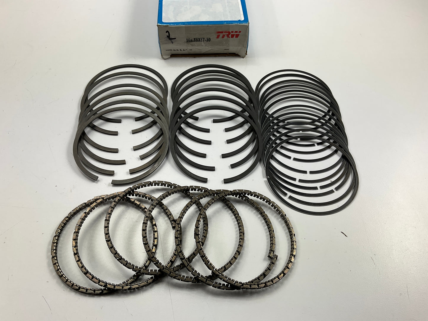 TRW T8337-30 Engine Piston Rings .030'' For 1980-1984 Chevrolet Pontiac 3.8L-V6