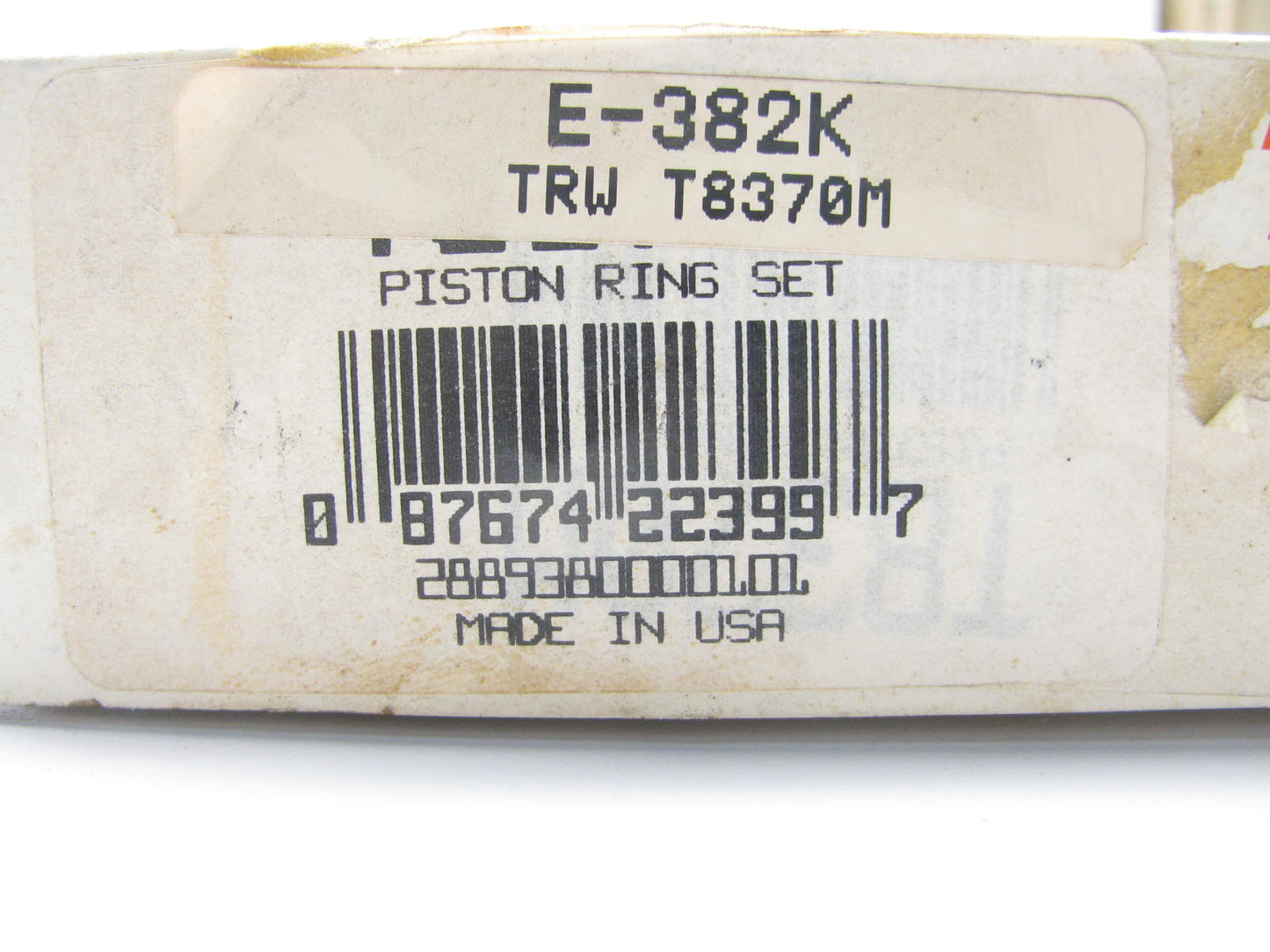 TRW T8370M Engine Piston Rings - Standard For 1978-1980 Jeep AMC GM 2.5L-L4