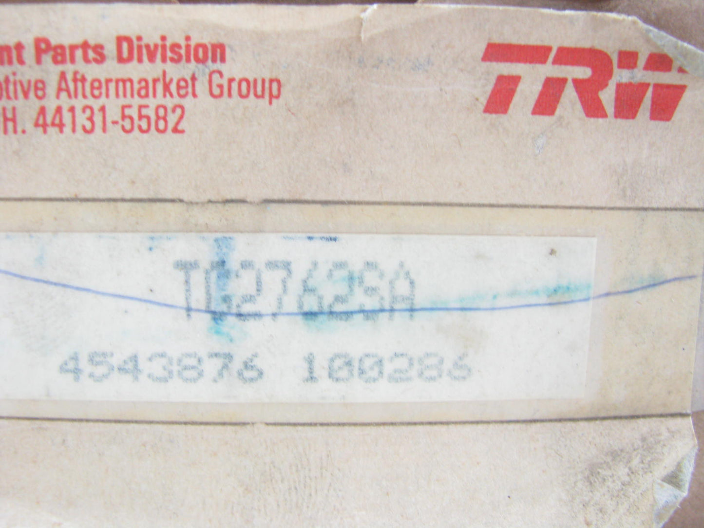 TRW TG-2762SA Timing Gear Kit For 1972-1973 Ford Mercury 2.6L-V6 Colonge