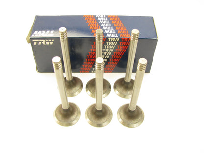 (6) TRW V2400 Exhaust 3 Groove Valves - 1983-1992 VW 1.9L 2.1L SOHC