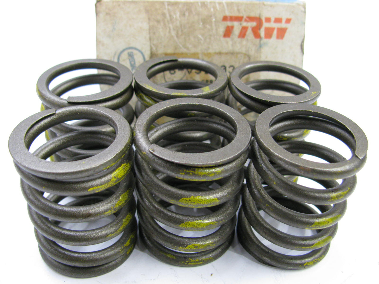 (6) TRW VS1303 Exhaust Engine Valve Spring For 1985-1996 Ford 300 4.9L-L6
