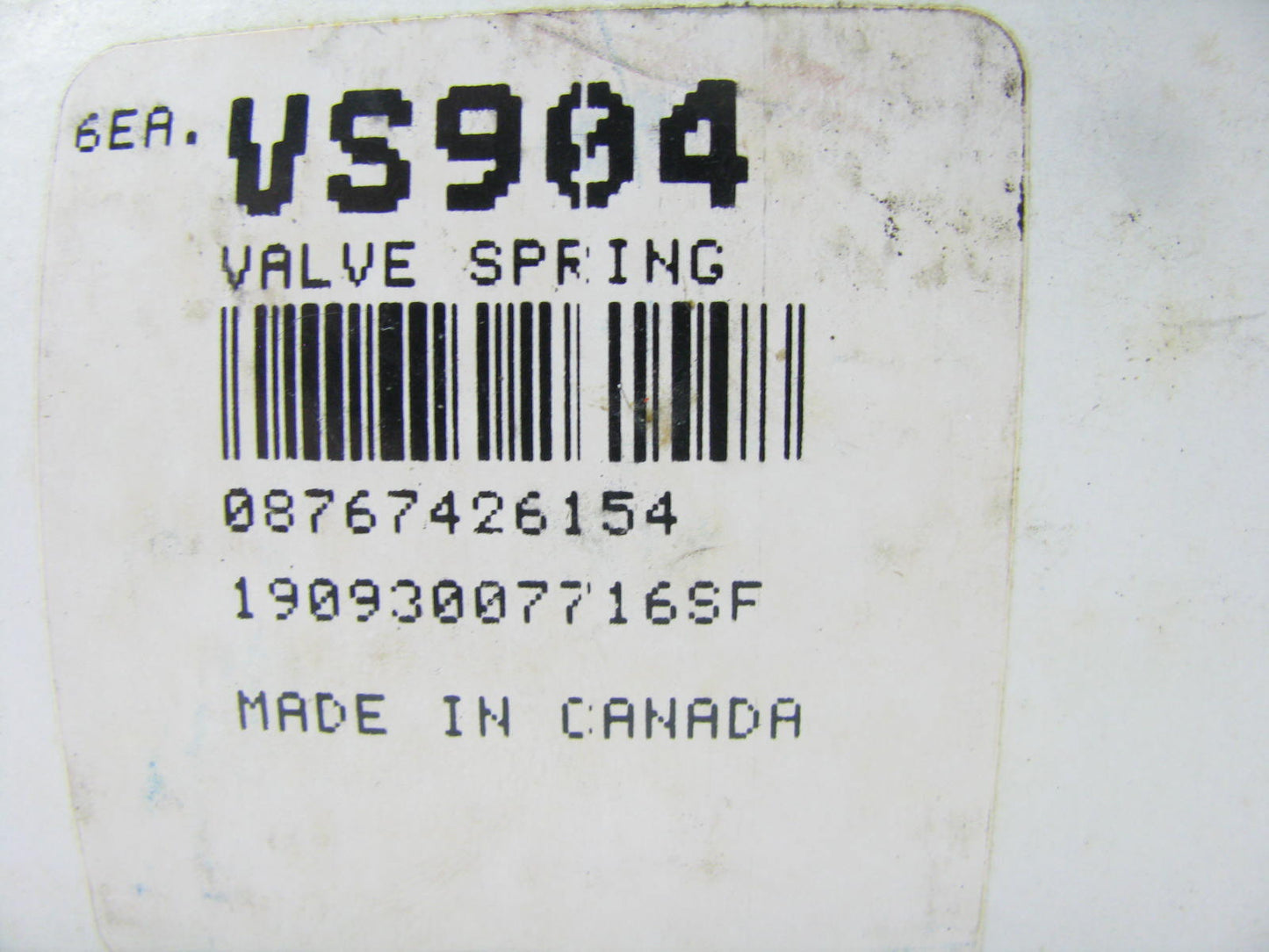 (6) TRW VS904 Intake Engine Valve Spring 1965-1983 Ford 240 300-L6
