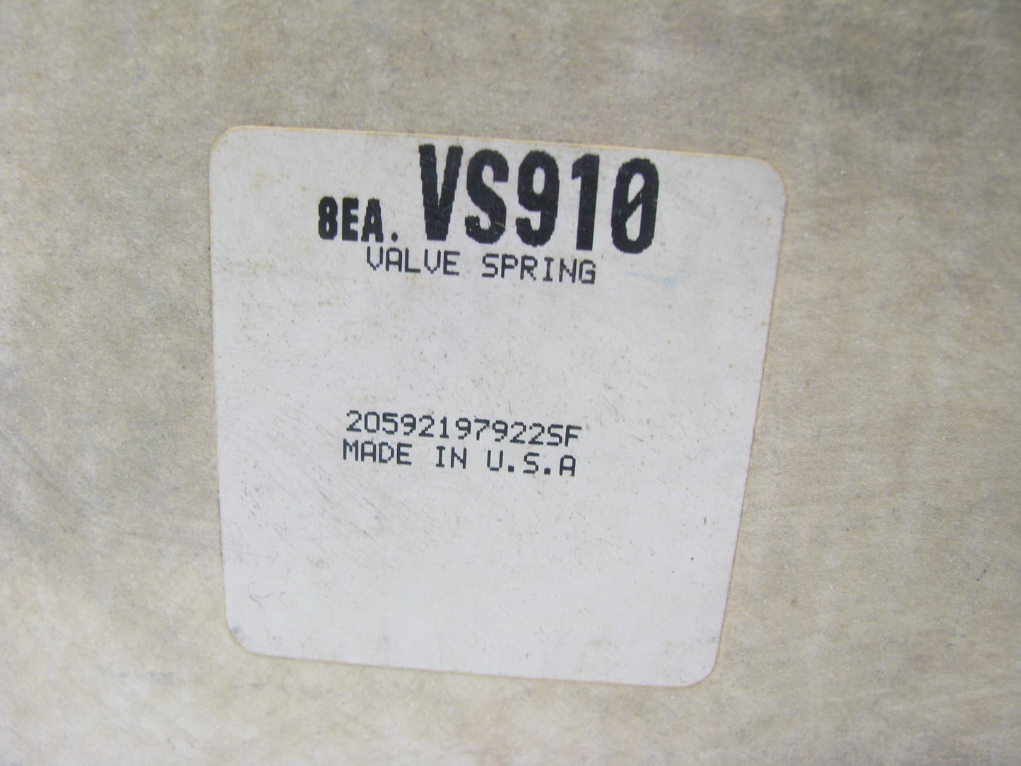 (8) Engine Valve Springs- Intake  TRW VS910