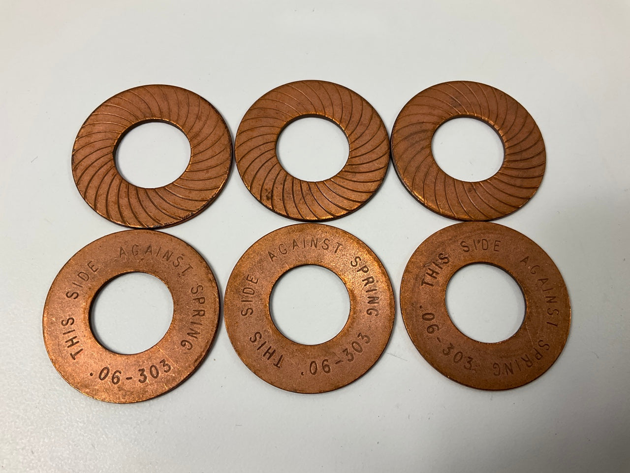 (50) TRW VSA303 Engine Valve Spring Shim, .060'' Thick