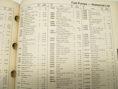 TRW X3006 Fuel Pumps Catalog - Domestic Import Industrial Performance 1990