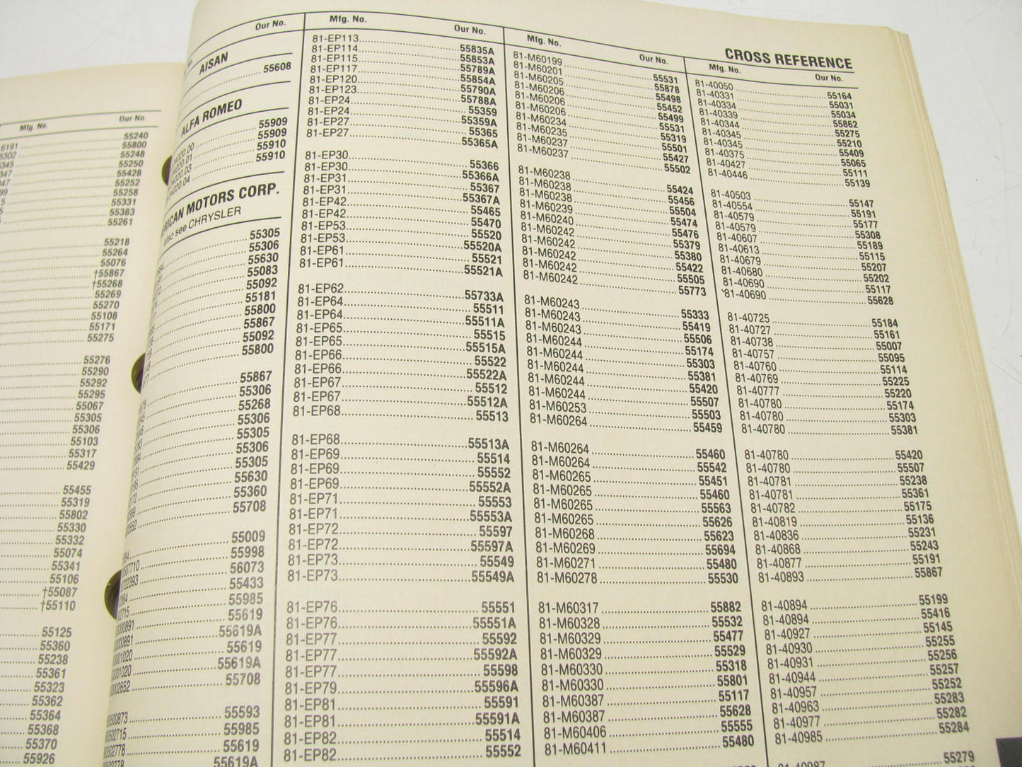 TRW X3006 Fuel Pumps Catalog - Domestic Import Industrial Performance 1990