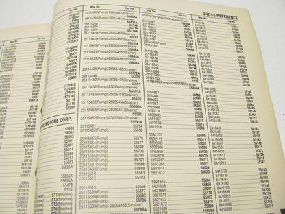 TRW X3006 Fuel Pumps Catalog - Domestic Import Industrial Performance 1990