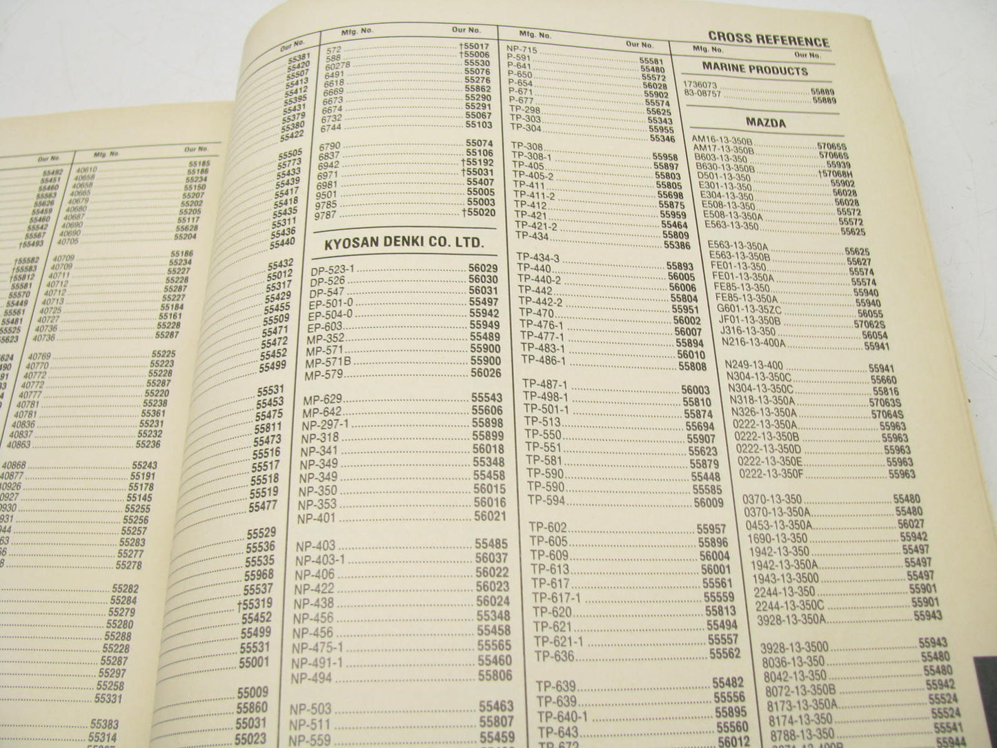 TRW X3006 Fuel Pumps Catalog - Domestic Import Industrial Performance 1990