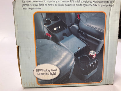 STAINED TSI 54214 Universal Truck SUV Clutter Catch Center Console W/ Cup Holder