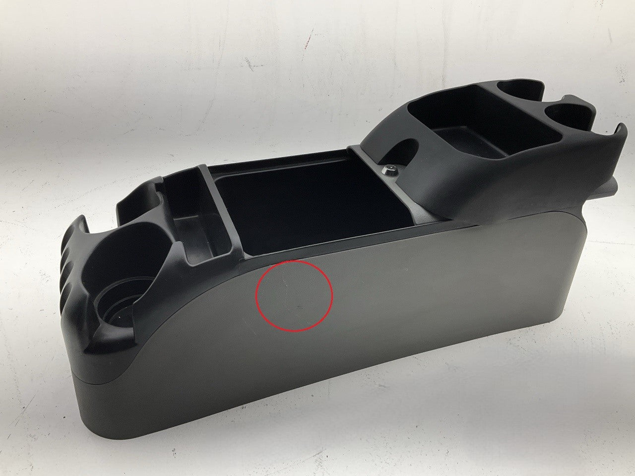SCRATCHED - TSI 54215 Universal Clutter Catcher Center Console W/ Drink Holder